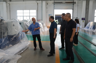 甘肅省國投領(lǐng)導王永生一行蒞臨星火機床公司調(diào)研指導